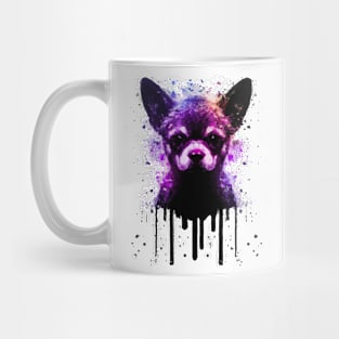 Chihuahua Stencil Spray Paint Art Mug